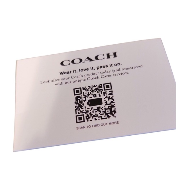 Coach Crossgrain Leather Mini ID Cardholder Electric Blue with Keyring NWT - Picture 8 of 12